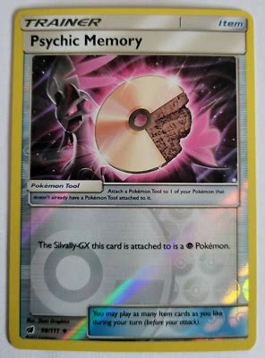 Pokemon Crimson Invasion Psychic Memory 98 111 Reverse Holo New NM