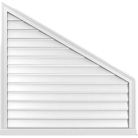 Ekena Millwork GVSPR40X4003SF 07 40 Inch W X 40 Inch H Half Peaked Top