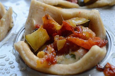 Zucchini Cheddar And Tomato Mini Tarts — Unwritten Recipes