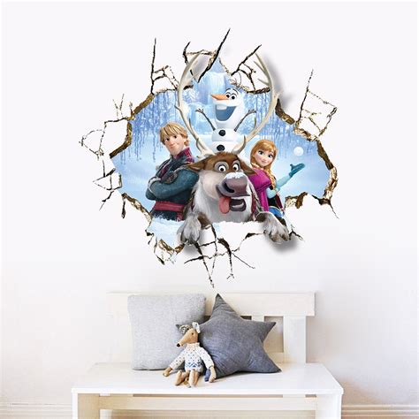 Jual Adek Reliza Wall Sticker Frozen Elsa Ratu Princess Animasi Kartun