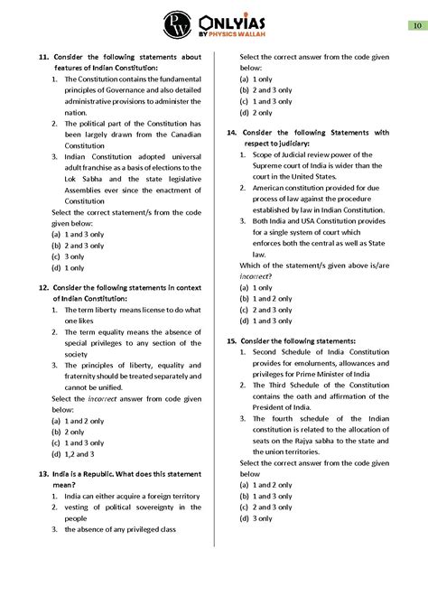 ONLY IAS PRAYAS POLITY PRACTICE WORKBOOK COMPLETE POLITY THROUGH MCQS