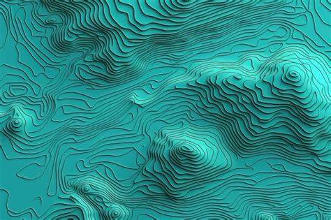 Premium AI Image Topographic Line Contour Map Background