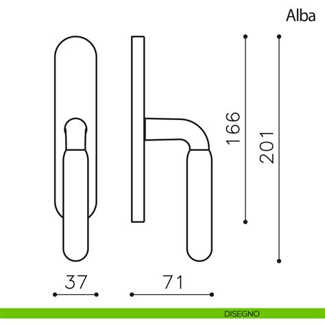 Maniglia Per Finestra Cremonese Alba Olivari Maniglie Design