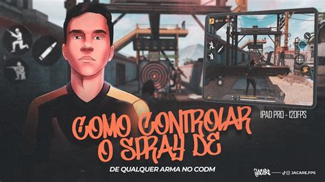 COMO CONTROLAR O RECOIL DE QUALQUER ARMA MINHAS CONFIGURAÇÕES NO COD