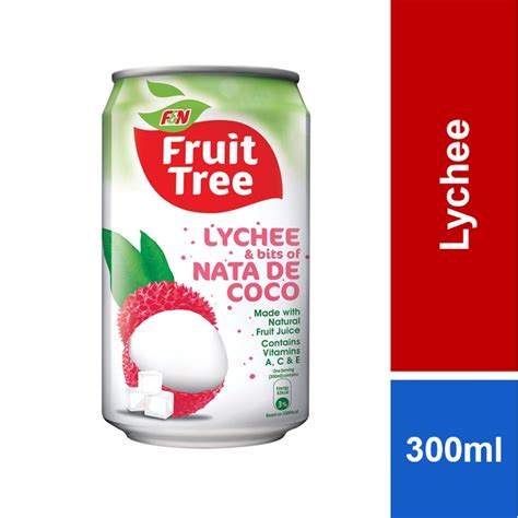 F N Fruit Tree Lychee Nata De Coco Can Ml Shopee Malaysia