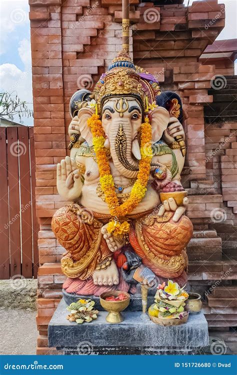 Statue Of Ganesha In Ubud Bali Indonesia Stock Photo Image Of