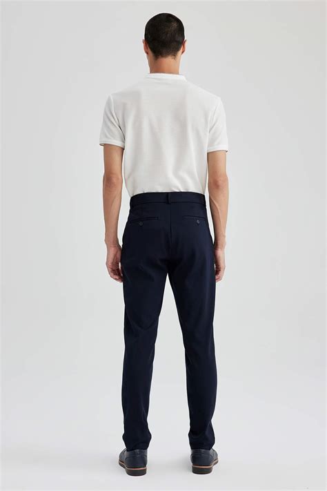 Lacivert Erkek Jogger Chino Pantolon Defacto