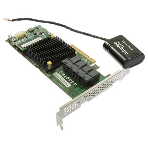 Adaptec RAID Controller 4CH 1GB SAS SATA 6G PCI E ASR 71605 Wih Cap