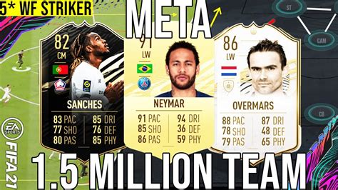 Best Meta Million Coin Team Weak Foot Players Squad Builder To