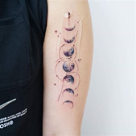 Fases Da LuaMoon Phases Tattoo Tatuagem Moon Descubra O