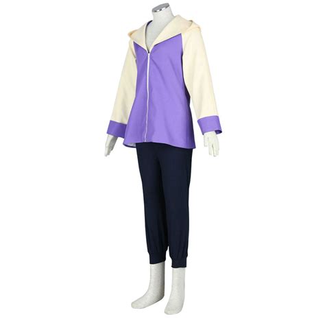 Naruto Shippuden Costume Hyuuga Hinata Cosplay Full Outfit For Women A