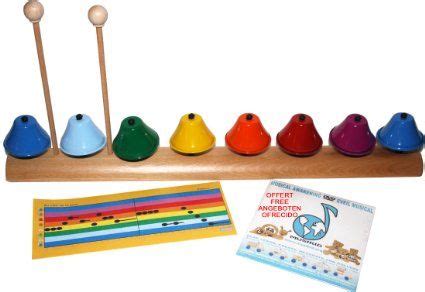 Musikid Cloches Musicales Xylophone Accord Es Amovibles Support H Tre