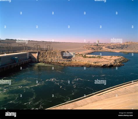 Egypt Aswan Nile River Aswan High Dam Stock Photo - Alamy