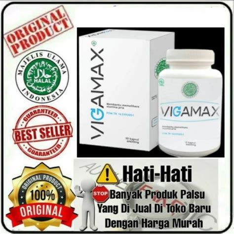 Vigamax Asli Original Suplemen Multivitamin Pria Lazada Indonesia