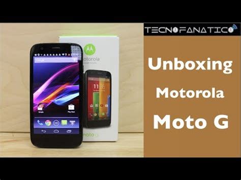 Unboxing Motorola Moto G Youtube