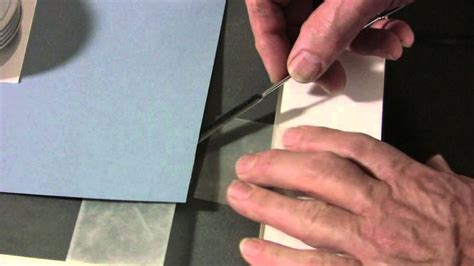 How To Attach Artwork With A V Hinge To Backing Board Artwork Hinges