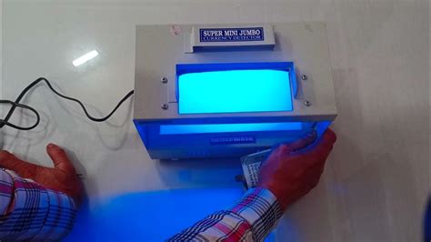 How To Check Notes With Uv Light Fake Note Detection Machine In India