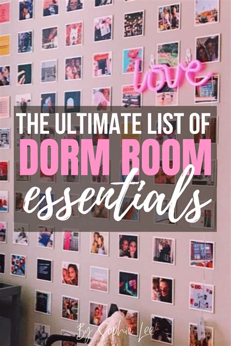 The Ultimate List Of Dorm Room Essentials For 2024 By Sophia Lee