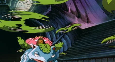 venusaur using razor leaf | Pokemon, Anime, Animacion