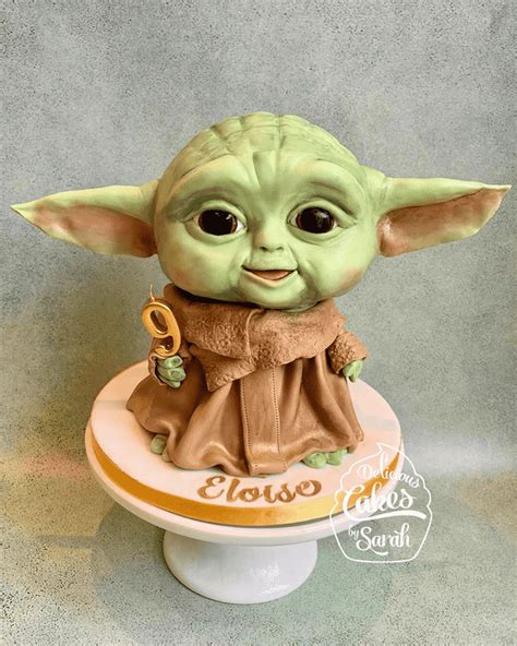 Baby Yoda Cake Design Images Baby Yoda Birthday Cake Ideas Yoda Cake