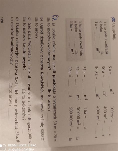 matematyka klasa 4 str 120 zadanie 6 i 7 proszę szybko bo siostra