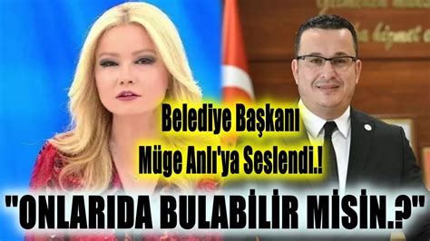 Mustafakemalpaşa Belediye Başkanı Mehmet Kanar Müge Anlıdan Yardım