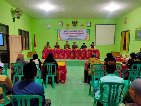 Musyawarah Desa Tentang Perencanaan Desa Dalam Rangka Penyusunan