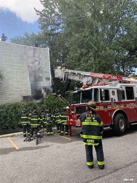 FDNY Firefighters Battle Fire That Rips Through Multiple Brooklyn Homes ...