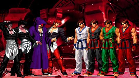 Kof Mugen Kof Mugen Iori Yagami Team Vs Kim Kaphwan Team Youtube