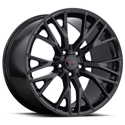 C7 Z06 Corvette Reproduction Wheel Set - Gloss Black