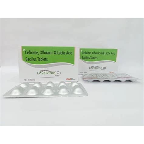 Cefixime Ofloxacin And Lactic Acid Bacillus Tablets At Inr In