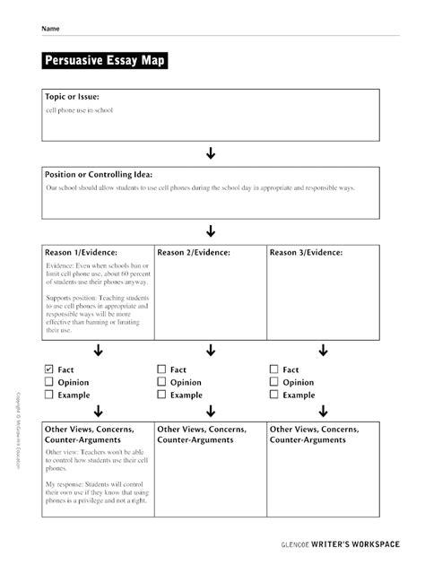 Fillable Online Persuasive Essay Map Fax Email Print Pdffiller