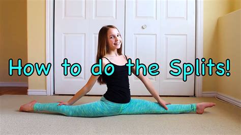 How To Do The Splits Fast And Easy Dailymotion Video