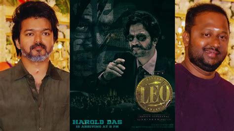 Leo Official Update Is Here Actor Arjun Sarja As Harold Das First