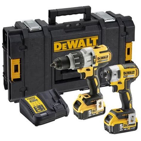 Dewalt Dck P Gb Xr Brushless Kit Dcd Combi Hammer And Dcf