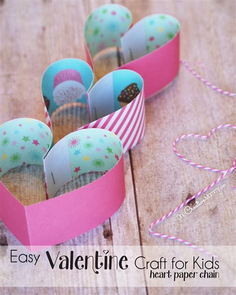 Super Cute Paper Heart Valentine Craft - onecreativemommy.com