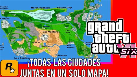 Todas Las Ciudades En Un Solo Gta Youtube