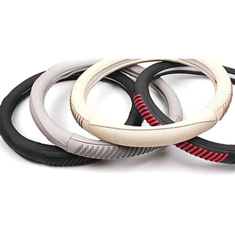 Black Leather Car Steering Cover at Rs 50/piece in Padrauna | ID: 21145296530