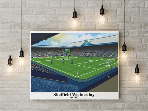 Sheffield Wednesday Art Print Etsy Uk How To Draw Hands Art Prints