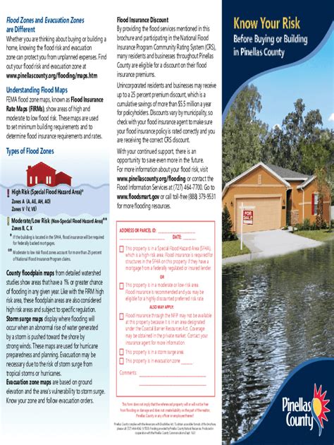 Fillable Online Know Your Flood Risk Homeowners Renters Or Business Fax Email Print