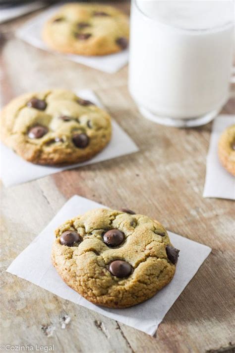 COOKIES MACIOS GOTAS DE CHOCOLATE Receita Biscoitos Caseiros