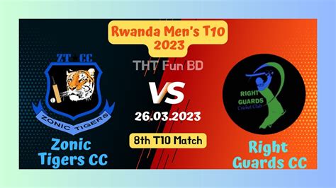 Zonic Tigers Cc Vs Right Guards Cc Rg V Ztc Rwanda Mens T Live