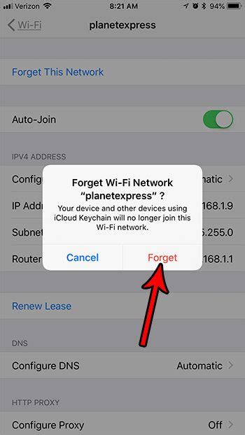 How To Forget A Wifi Network On An IPhone 7 Solve Your Tech