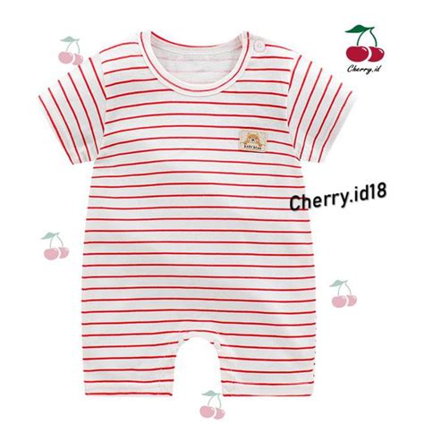 Jual Cherry Cod Jumper Kaos Bayi Romper Bayi Jumper Pendek Bayi