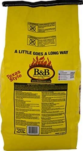 B B Charcoal All Natural Mesquite Lump Charcoal Lb Case Of