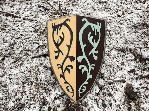 Grass Crest Shield Etsy