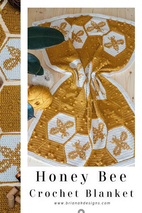 The crochet honey bee blanket pattern – Artofit