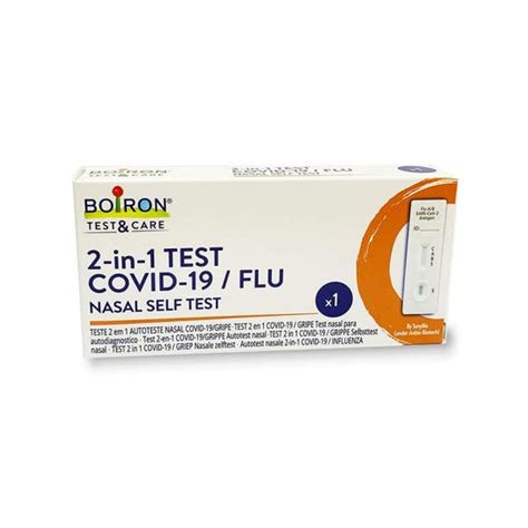 Boiron Test Care Teste Em Autoteste Nasal Gripe Covid Ud