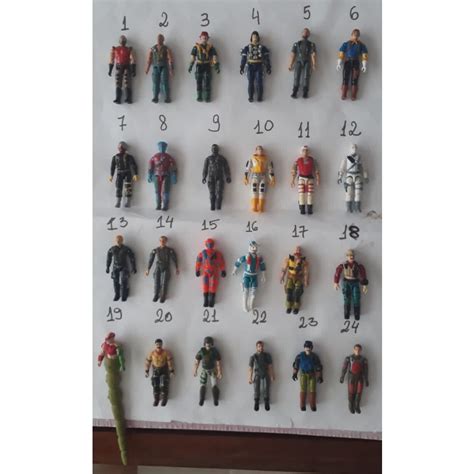 GI JOE Comandos em Ação R 120 00 Cada boneco Lote 1 Escorrega o