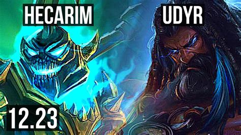 HECA Vs UDYR JNG Legendary 16 2 7 66 Winrate EUW Master 12